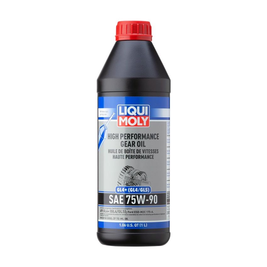 LIQUI MOLY 20012 High Performance Gear Oil (GL4+) SAE 75W-90