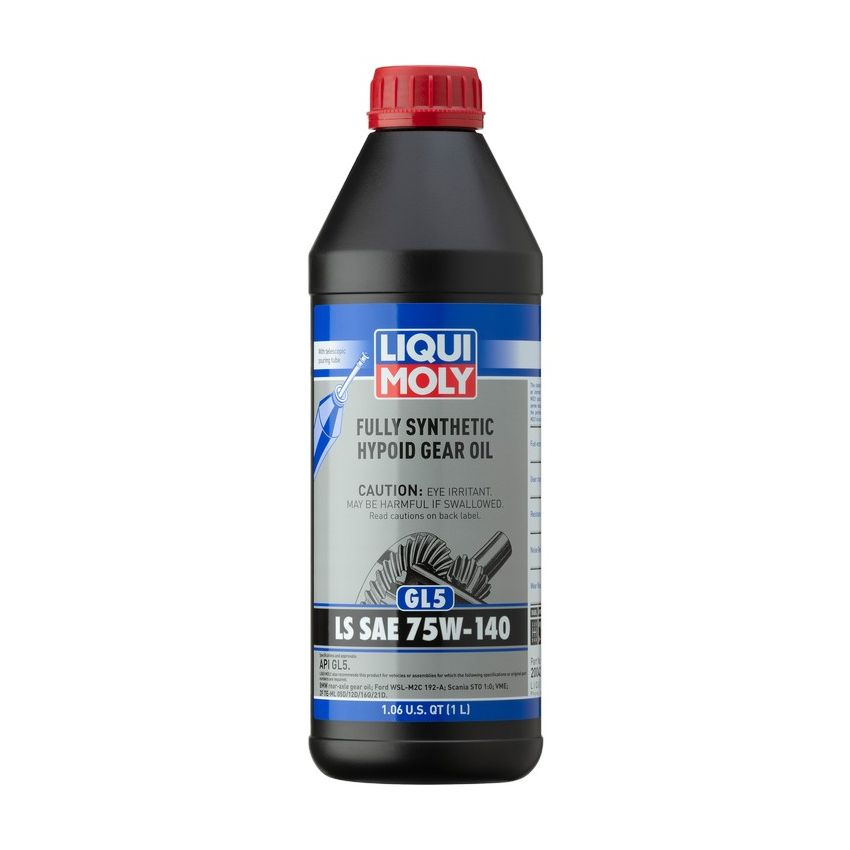 LIQUI MOLY 20042 Fully Synthetic Hypoid Gear Oil (GL5) LS SAE 75W-140