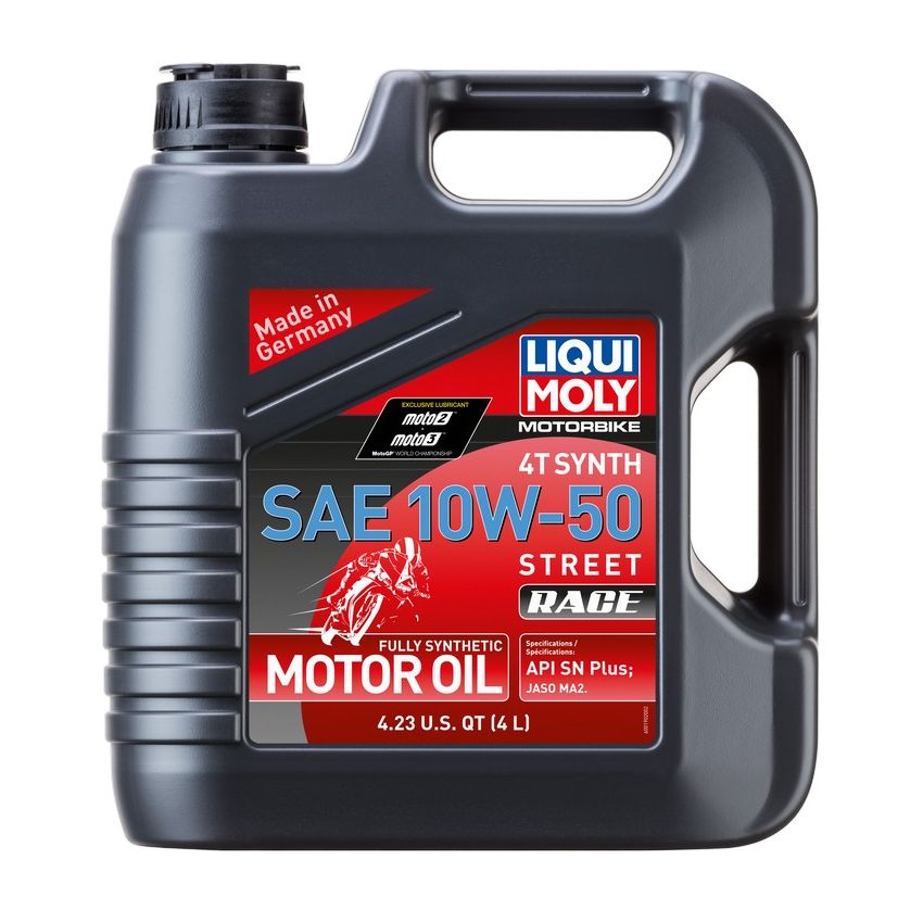 LIQUI MOLY 20068 Motorbike 4T Synth SAE 10W-50 Street Race