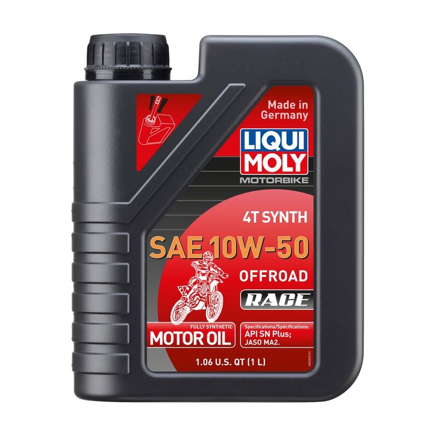 LIQUI MOLY 20078 Motorbike 4T Synth SAE 10W-50 Offroad Race