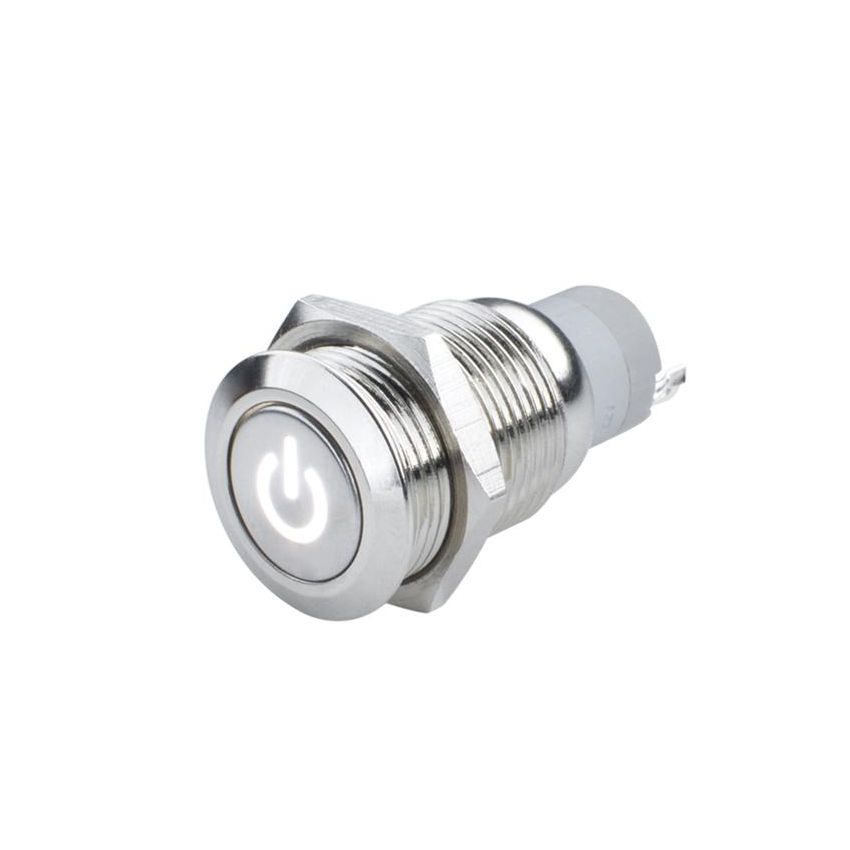 Oracle Lighting 2009-001 ORACLE Lighting Pre-Wired Power Symbol On/Off Flush Mount LED Switch