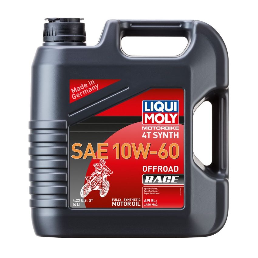 LIQUI MOLY 20188 Motorbike 4T Synth SAE 10W-60 Offroad Race