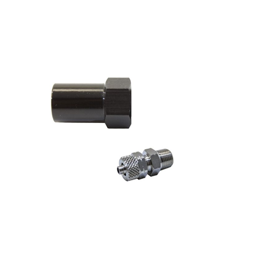 Snow Performance 1/8in NPT to 1/4in Quick-Connect Low Profile Straight Nozzle Holder