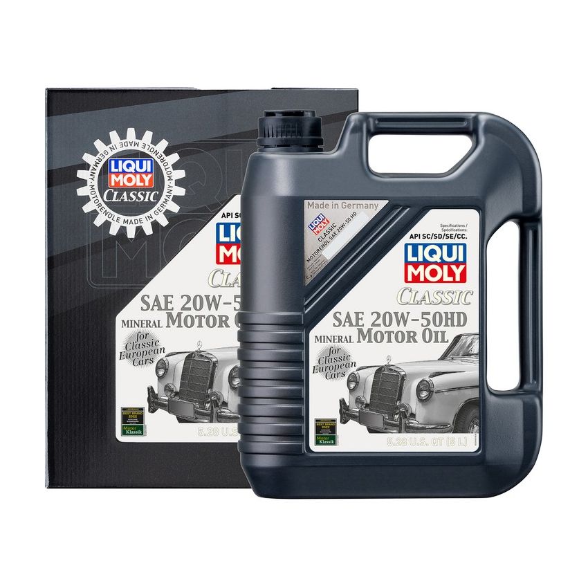 LIQUI MOLY 20262 Classic Motoroil SAE 20W-50 HD