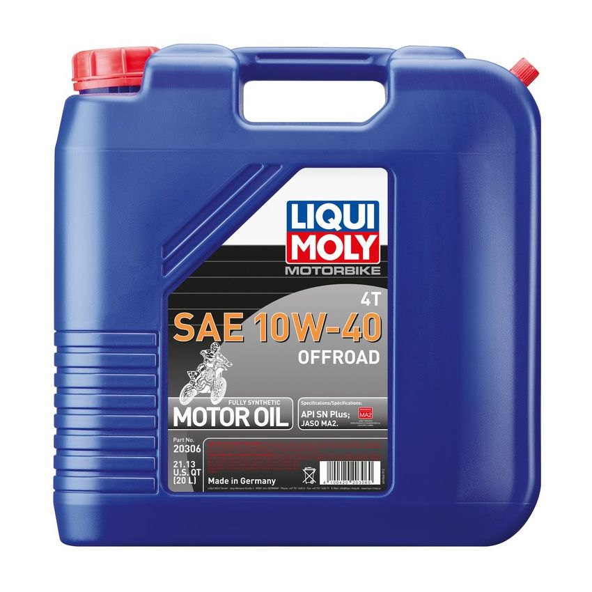 LIQUI MOLY 20306 Motorbike 4T SAE 10W-40 Offroad