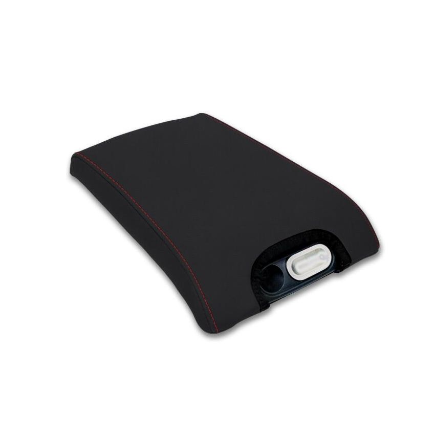 PRP Seats B107-01 PRP 10-14 Ford Raptor Center Console Cover - Black with Red Stitch