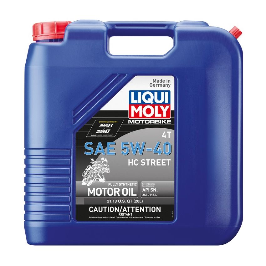 LIQUI MOLY 20416 Motorbike 4T SAE 5W-40 HC Street