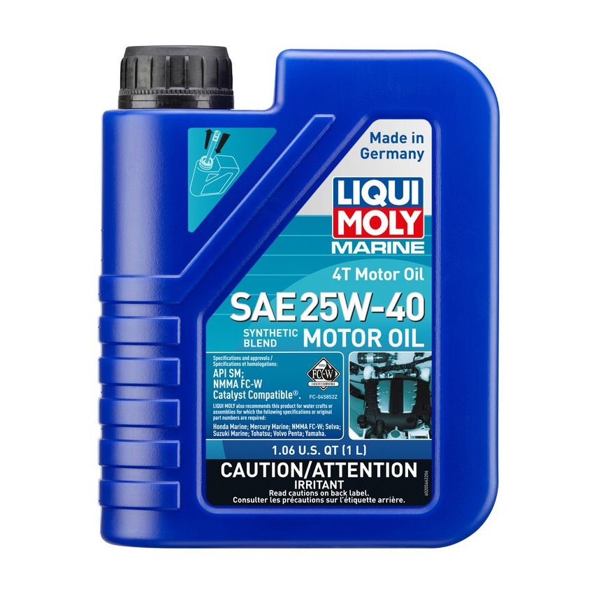 LIQUI MOLY 20546 Marine 4T Motor Oil SAE 25W-40