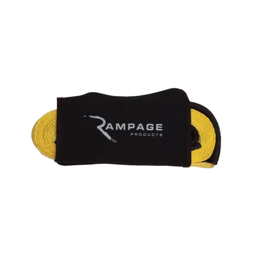 Rampage 86687 1955-2019 Universal Recovery Trail Strap 3ftX 30ft - Yellow