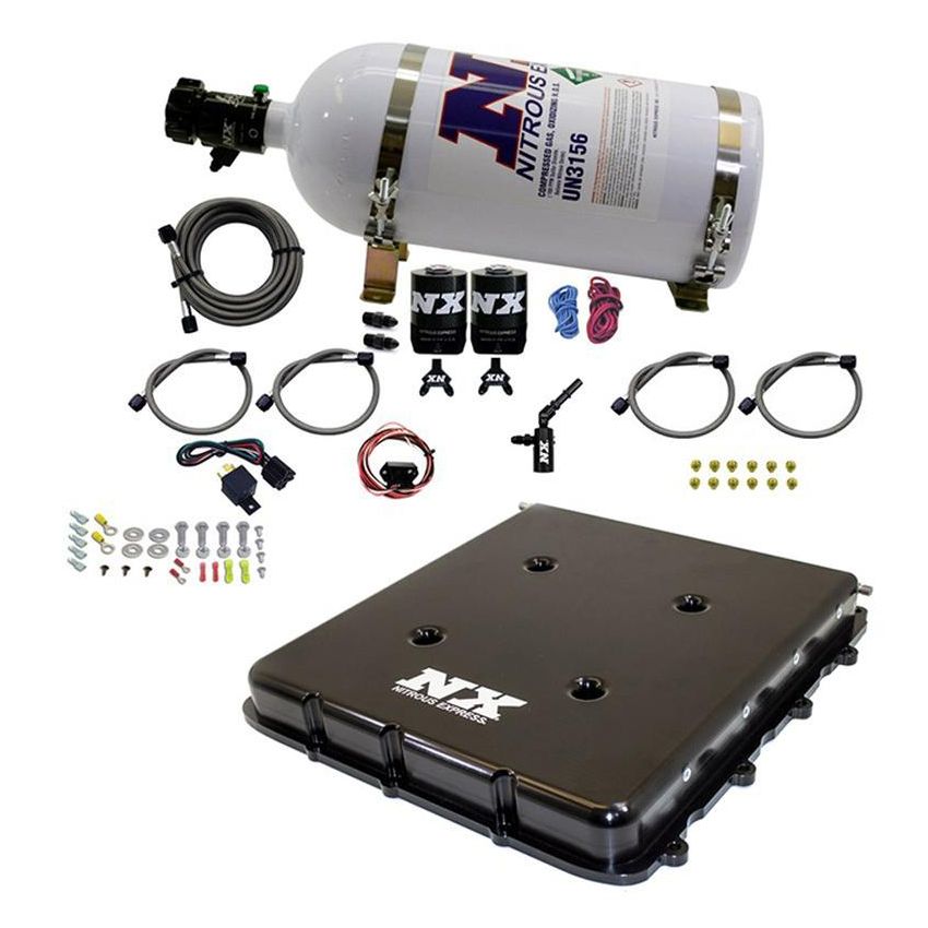 Nitrous Express 20939-10 Nitrous System with Billet LT4 Supercharger Lid w/ 10lb bottle