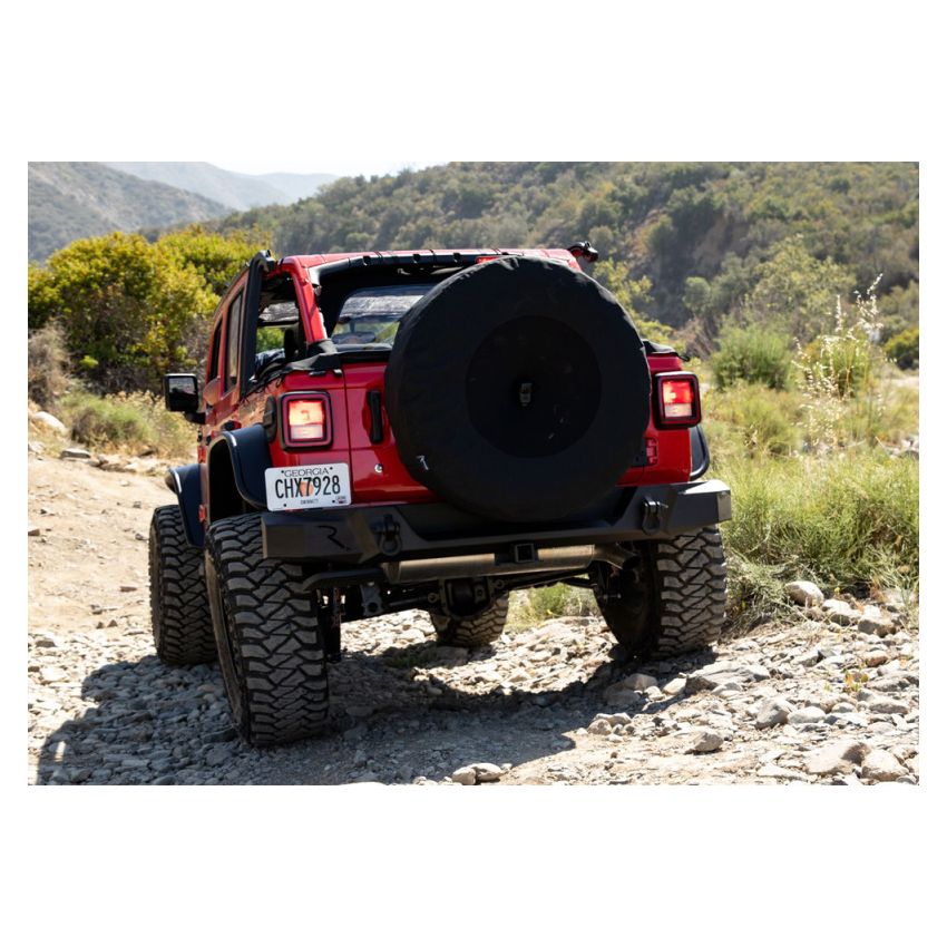 Rampage 773575 2018-2019 Jeep Wrangler(JL) Sport 2-Door Tire Cover w/Camera Slot 37in - Black