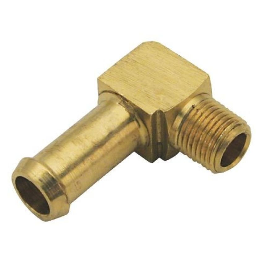 S&S Cycle 50-8110 1/8-27 NPT x .375in 90 Degree Pipe Fitting