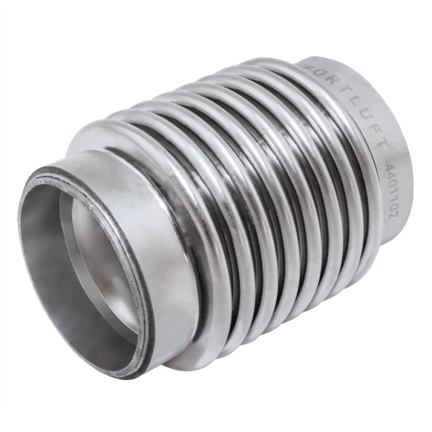 FORTLUFT 4401102 Flex Connector Bellows Stainless Steel, 1.50''x2.75''/38x70mm