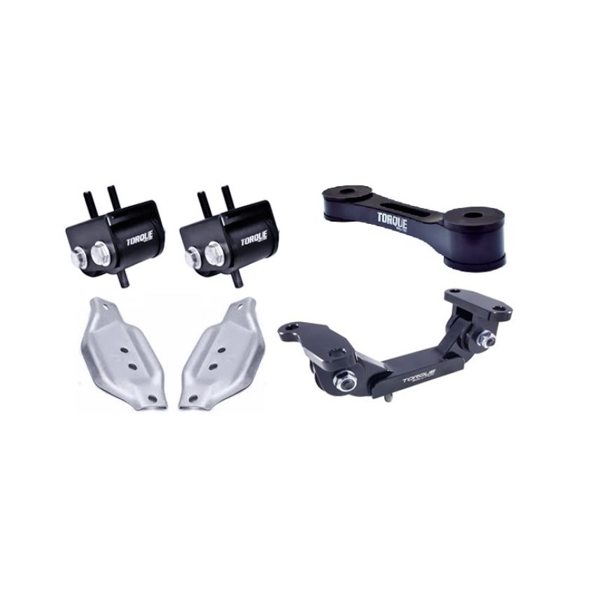 Torque Solution Engine / Trans / Pitch Mount Kit w/ Mount Plates: Subaru WRX 02-14 / STI 04+