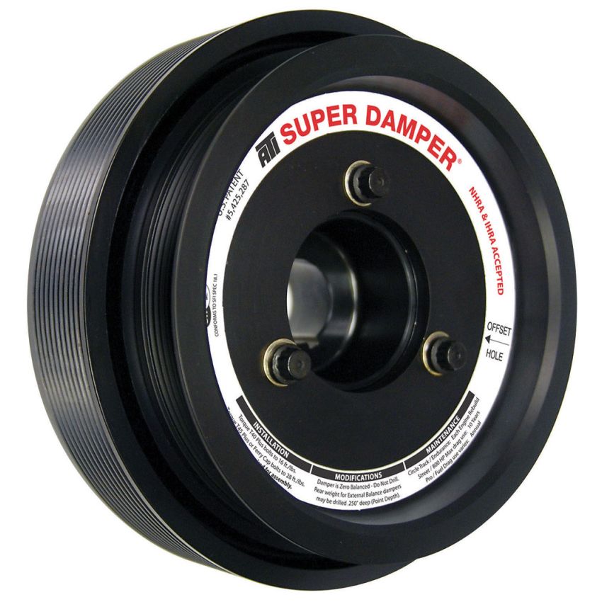 ATI ATI918049 Damper - 7.81in - Alum - 6/10 Grv - Ford GT 500 - 5.4 / 5.8 - 07-14 - 10 Percent OD Size