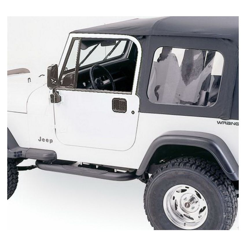 Rampage 68035 86-95 Jeep Wrangler CJ7/YJ Complete Top - Black Diamond