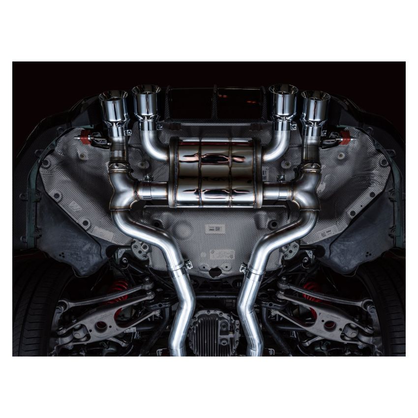 AWE Tuning 3025-43480 AWE SwitchPath Catback Exhaust for BMW G8X M3/M4 - Chrome Silver Tips