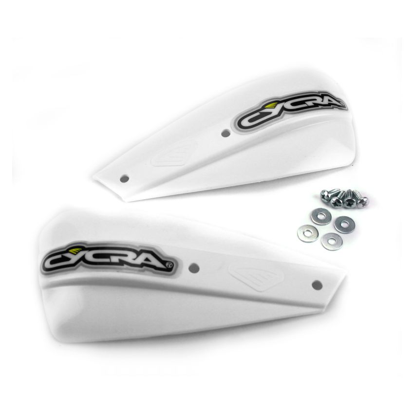 Cycra 1CYC-1115-42 LowP rofile Enduro Handshield - White