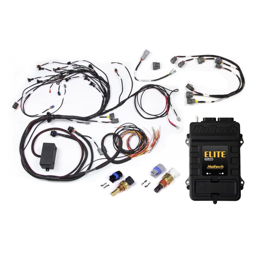 Haltech HT-151309 Elite 2500 Terminated Engine Harness ECU Kit w/Late Ignition