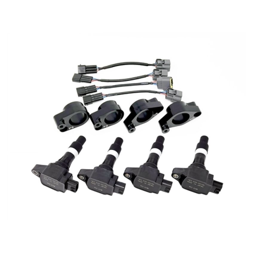 Torque Solution Subaru EJ20/EJ25 R35 GTR Coil On Plug Adapter Kit - Coils Included