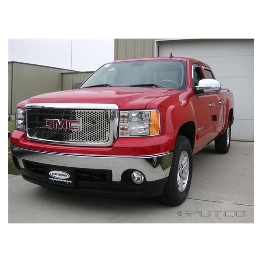 Putco 84190 07-13 GMC Sierra LD Punch Stainless Steel Grilles