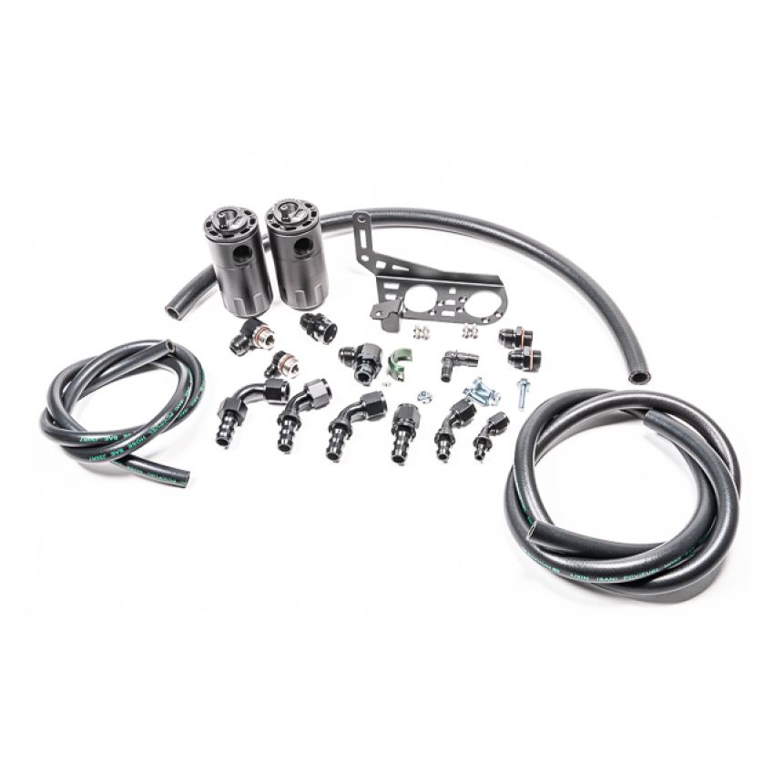 Radium Engineering Dual Catch Can Kit Gallardo LP Fluid Lock