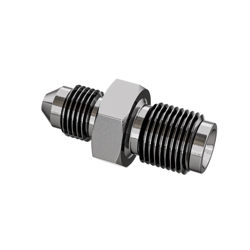 Goodridge P815-03VC Straight Male Adaptor AN3 to AN3 Inverted