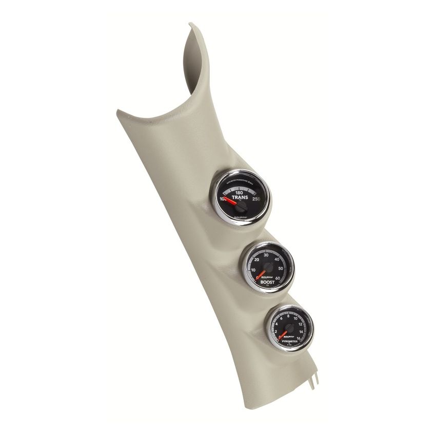 AUTOMETER ATM7089 Triple Pillar Gauge Kit - 10-12 Dodge Ram Diesel