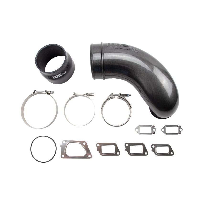 Wehrli WCF100417-CP 11-16 Duramax LML 5in. Intake Horn Kit - Candy Purple