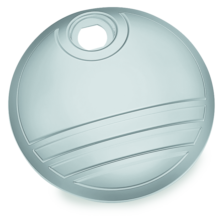 Kuryakyn 6968 Tri-Line Fuel Door Chrome