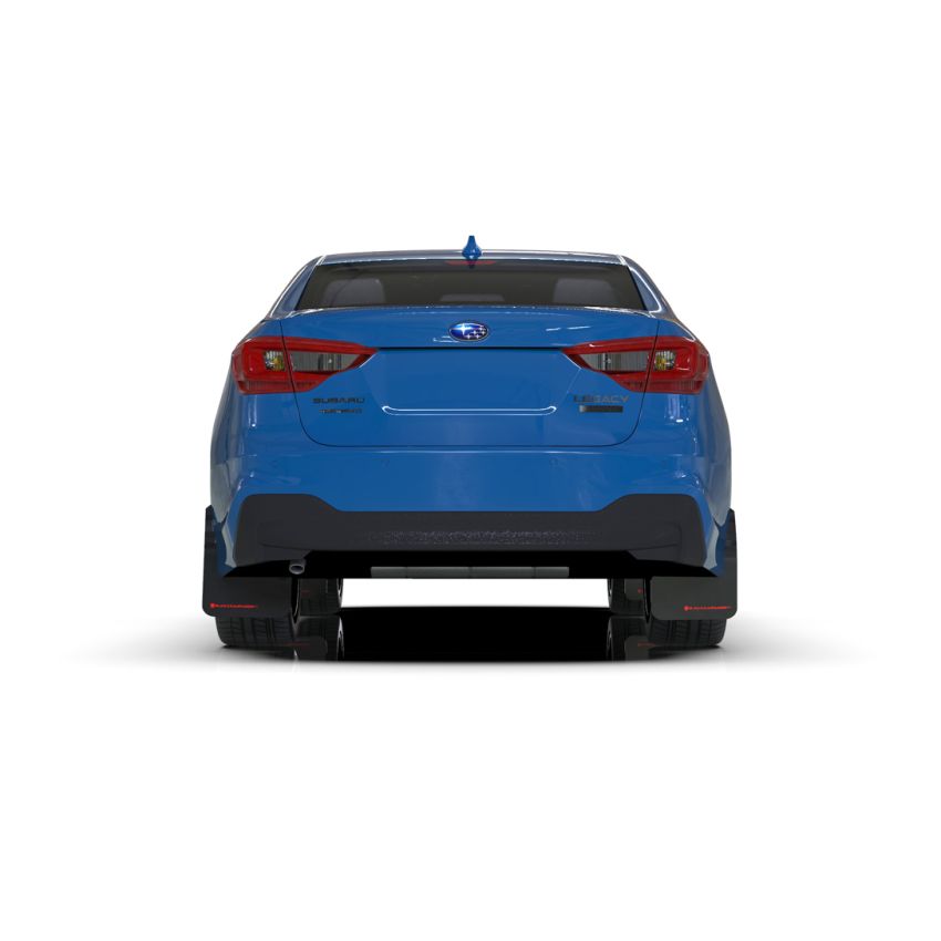 Rally Armor MF64-UR-BLK/RD 20-25 Subaru Legacy Black UR Mud Flap w/Red Logo