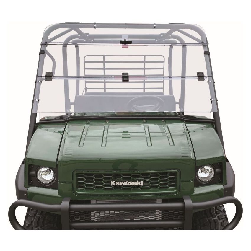 QuadBoss 375789 09-22 Kawasaki KAF620M Mule 4010 4x4 Windbreak Folding Windshield