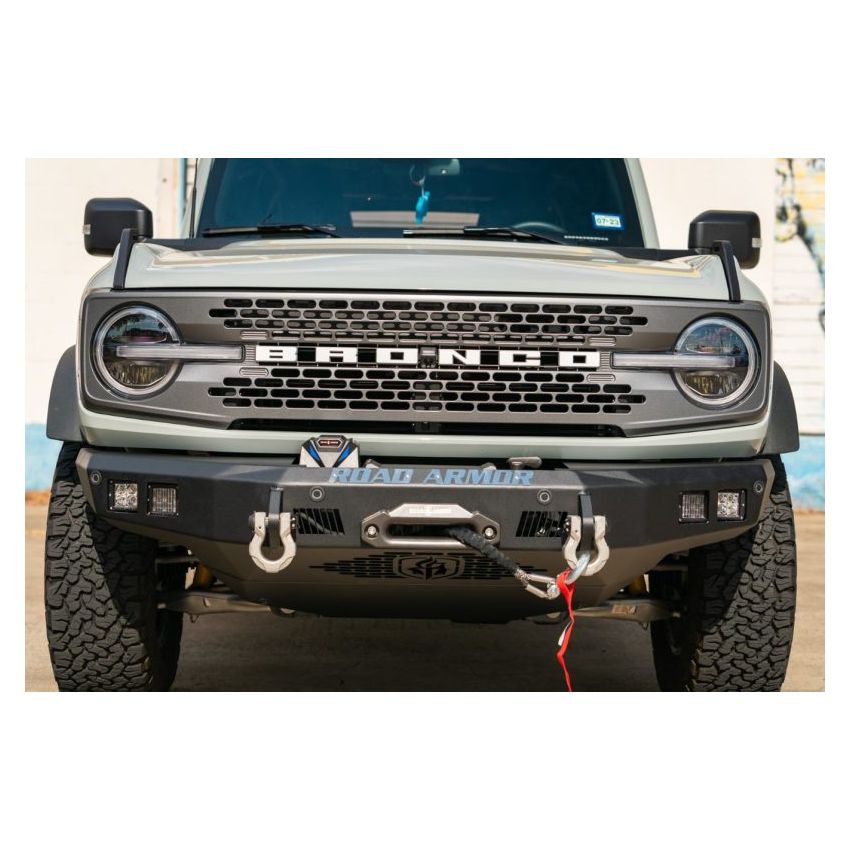 Road Armor 6213F10B 2021+ Ford Bronco Stealth Front Winch Bumper - Tex Blk