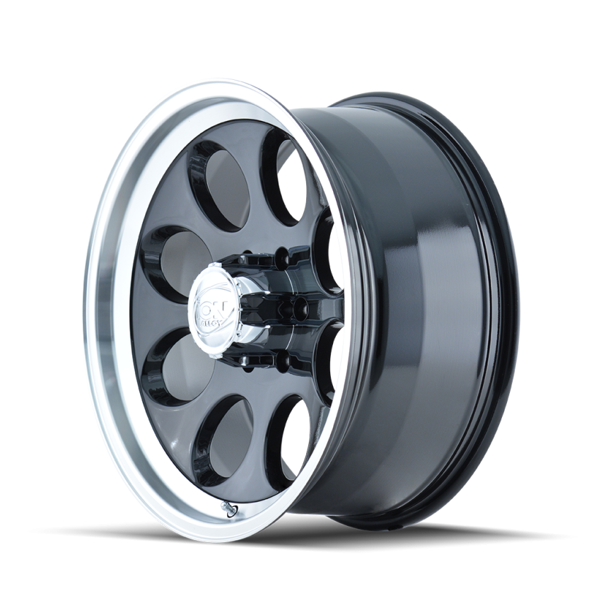 ION Type 171 15x8 / 5x139.7 BP / -27mm Offset / 108mm Hub Black/Machined Wheel
