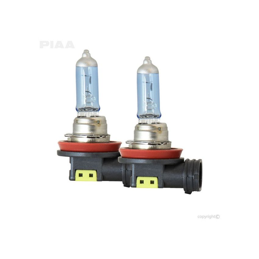 PIAA 23-10108 PIAA H8 Xtreme White Hybrid Twin Pack Halogen Bulbs