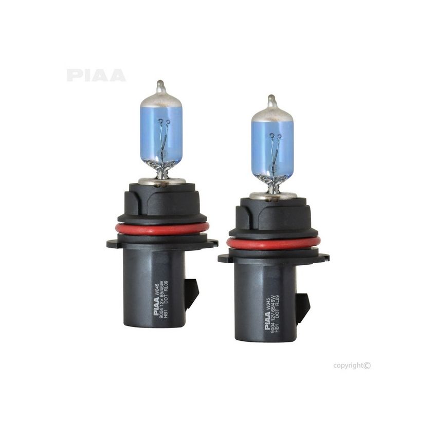 PIAA 23-10194 PIAA 9004 (HB1) Xtreme White Hybrid Twin Pack Halogen Bulbs
