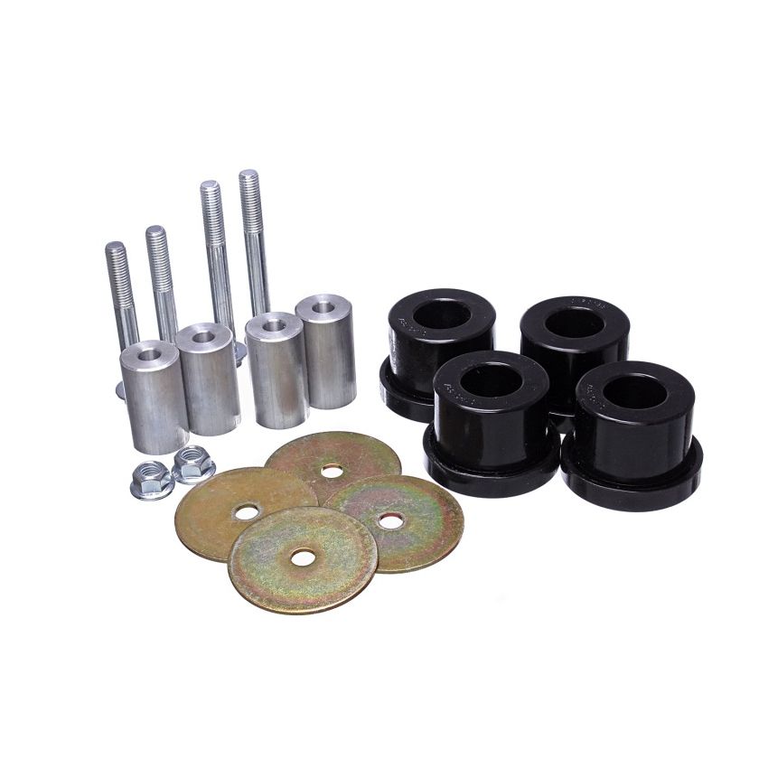 Energy Suspension 2015 Ford Mustang (Exc Cobra) Black Differential Mount Bushing Set
