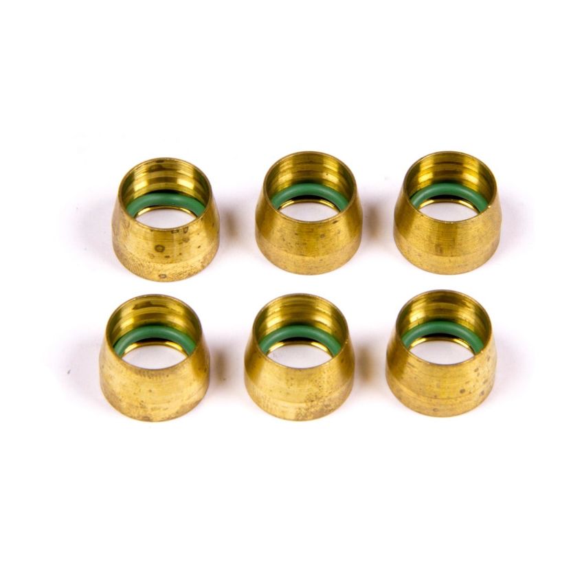AEROQUIP AERFCM2431 -8 Replacement A/C Brass Sleeves (6pk)