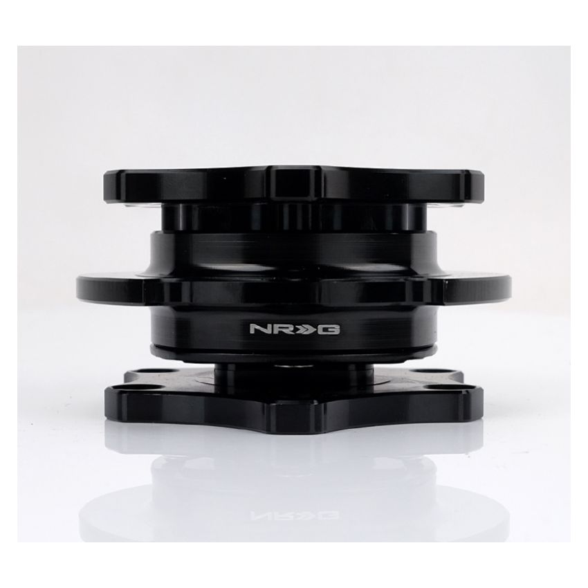 NRG Quick Release SFI SPEC 42.1 - Shiny Black Body / Shiny Black Ring
