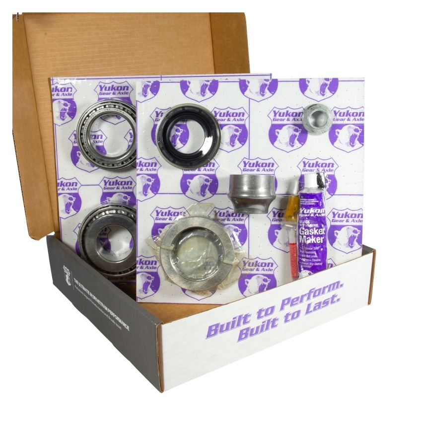 Yukon Gear & Axle YGK2105 Yukon 9.75in Ford 4.11 Rear Ring & Pinion Install Kit 34 Spline Positraction Axle Bearings