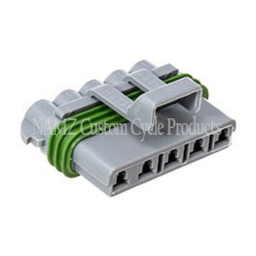 NAMZ NDP-38069 Delphi-Packard Weatherpack 5-Position Female Wire Connector w/Seals