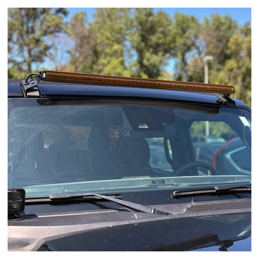 Borne Off-Road BNLT-COV-SS40YL Light Bar Cover Single Row 40in Amber