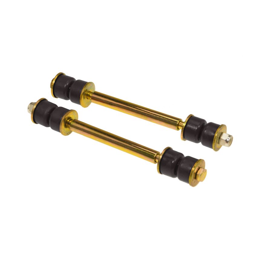 Prothane Universal End Link Set - 6 1/8in Mounting Length - Black