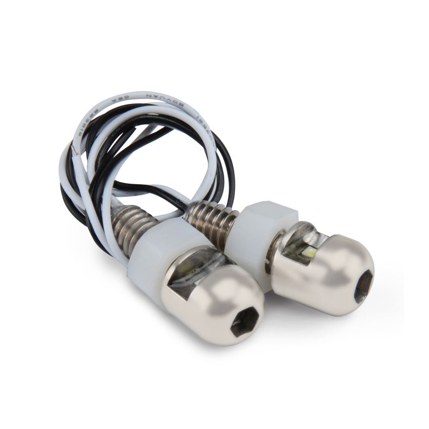 Design Engineering 30302 Lite'N Boltz Licenese Kit Satin 2pk