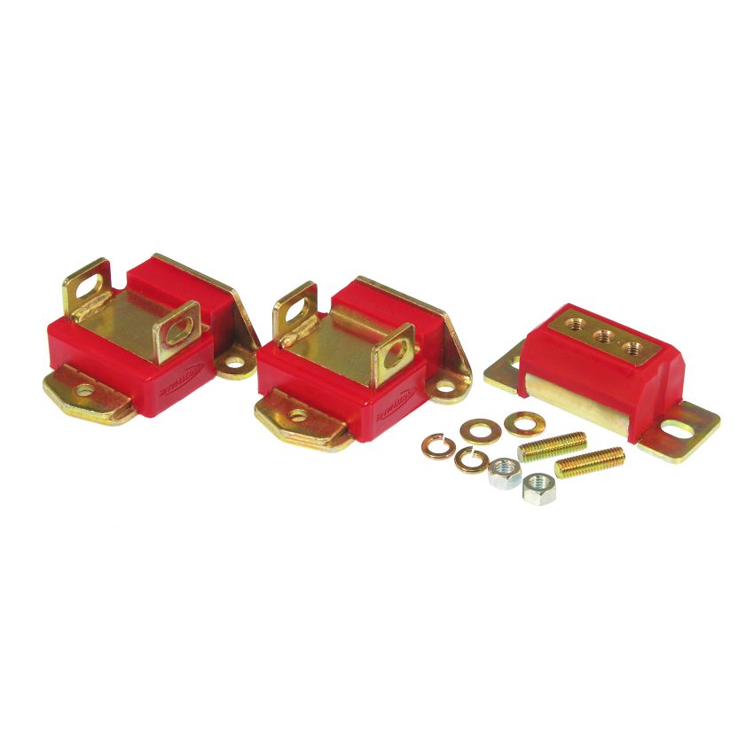 Prothane 7-1901 GM Motor & Trans Mount Kit - Red