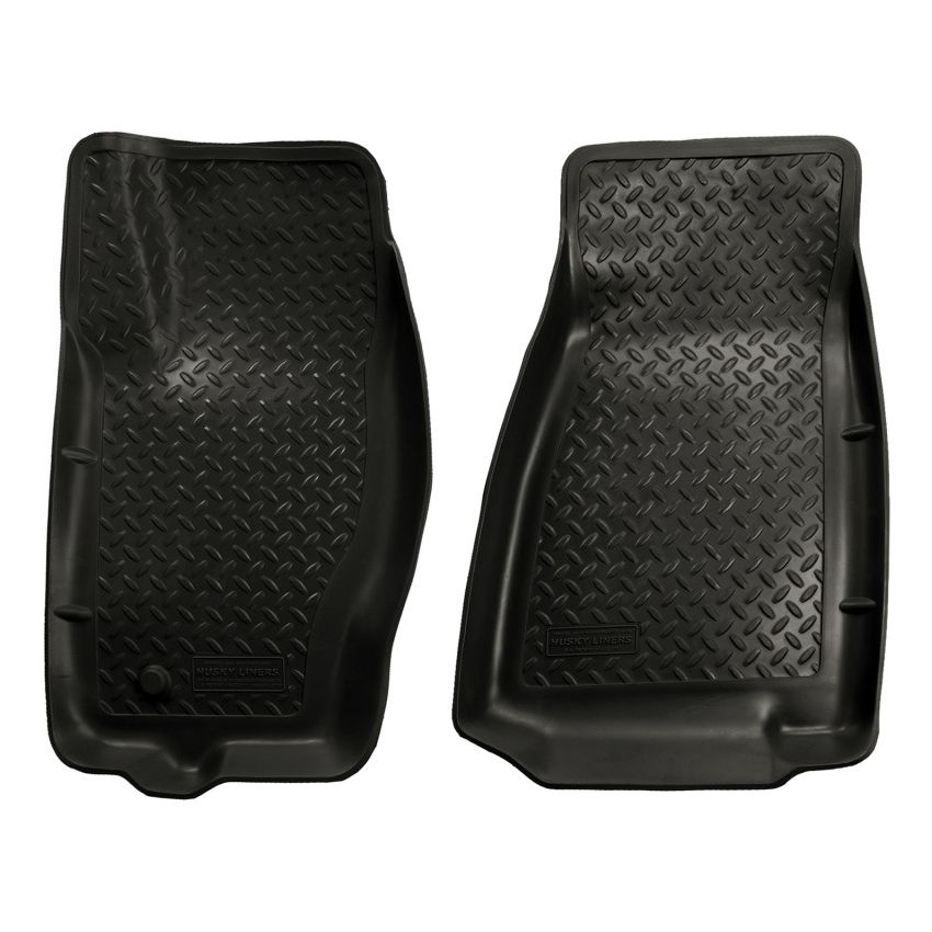Husky Liners 05-10 Jeep Grand Cherokee/Commander Classic Style Black Floor Liners