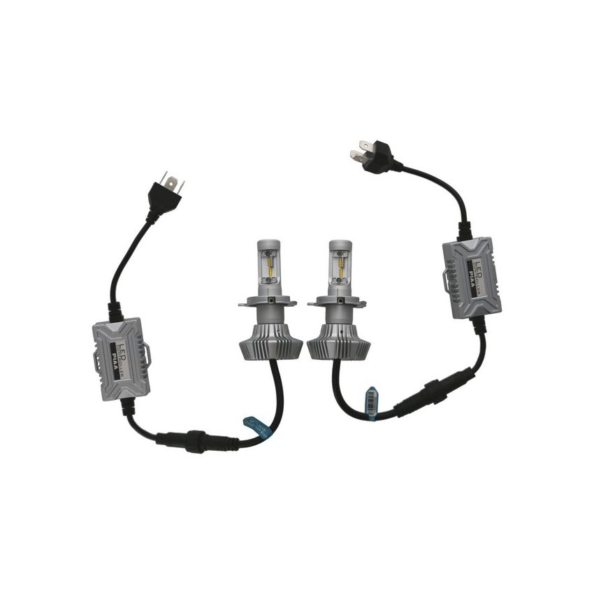 PIAA 24-17504 PIAA H4 All-Weather LED Bulbs, 4000K - 12/24V 24W - Twin Pack