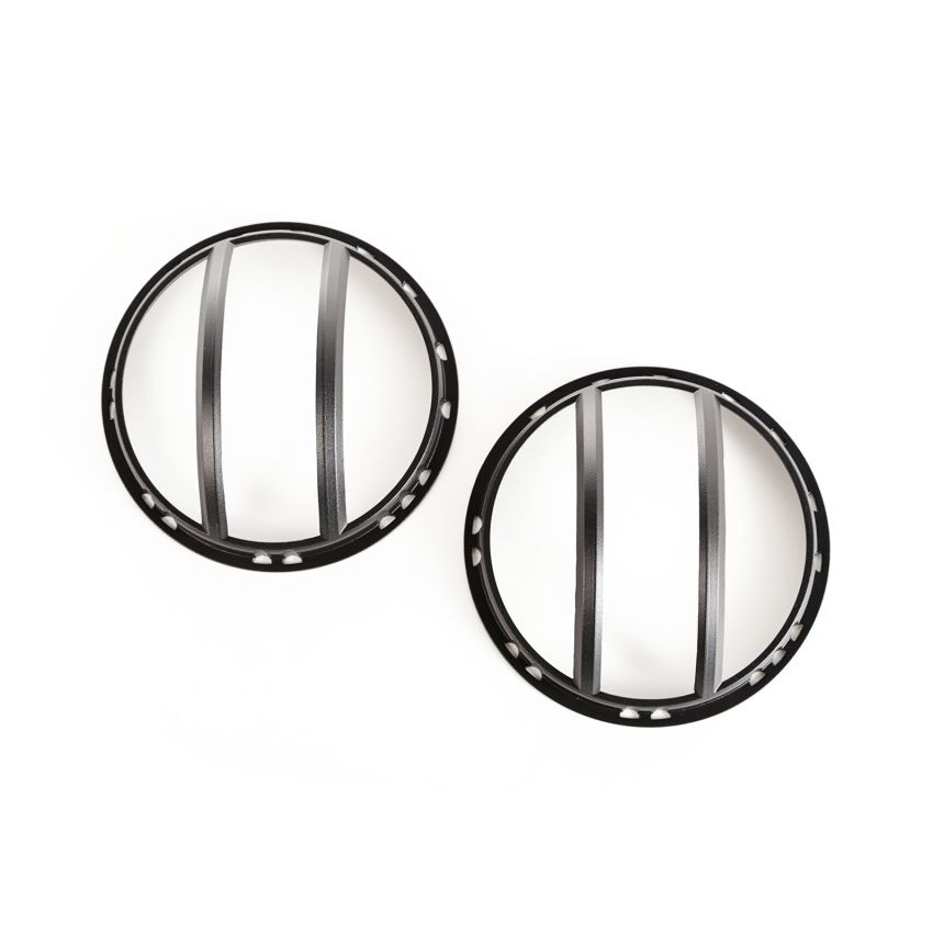 Elite Pivotal Headlight Euro Gard Blk 07-18 Jeep