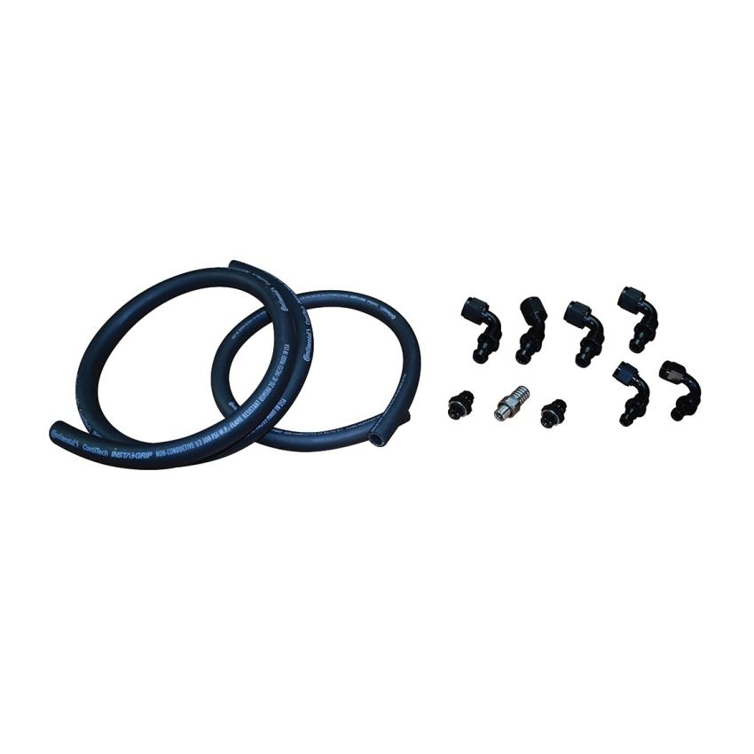 Fleece Performance 03-07 Dodge 5.9L Cummins Fuel Distribution Block Hose and Fitting Kit