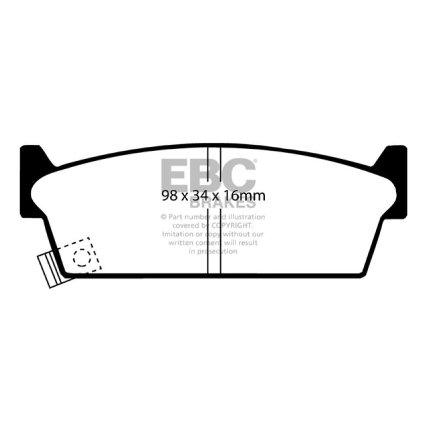 EBC 90-93 Infiniti M30 3.0L Ultimax2 Rear Brake Pads